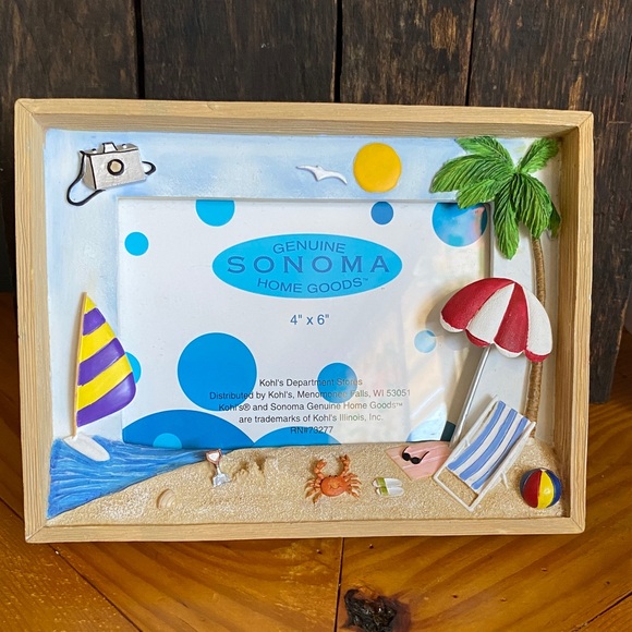 Sonoma Other - NWT Beach-Themed Picture Frame